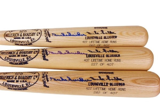 Duke Snider Autographed Limited Edition Baseball Bats (12)
